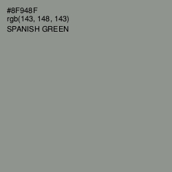 #8F948F - Spanish Green Color Image